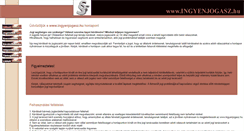 Desktop Screenshot of ingyenjogasz.hu