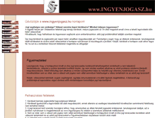 Tablet Screenshot of ingyenjogasz.hu